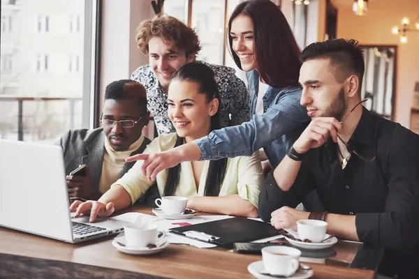 Group Casually Dressed Businesspeople Photo