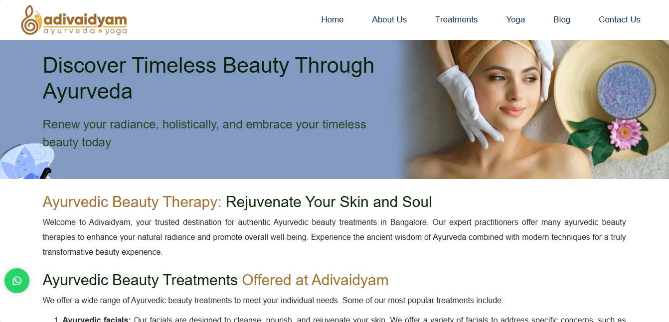 Adivaidyam Skin Care Image
