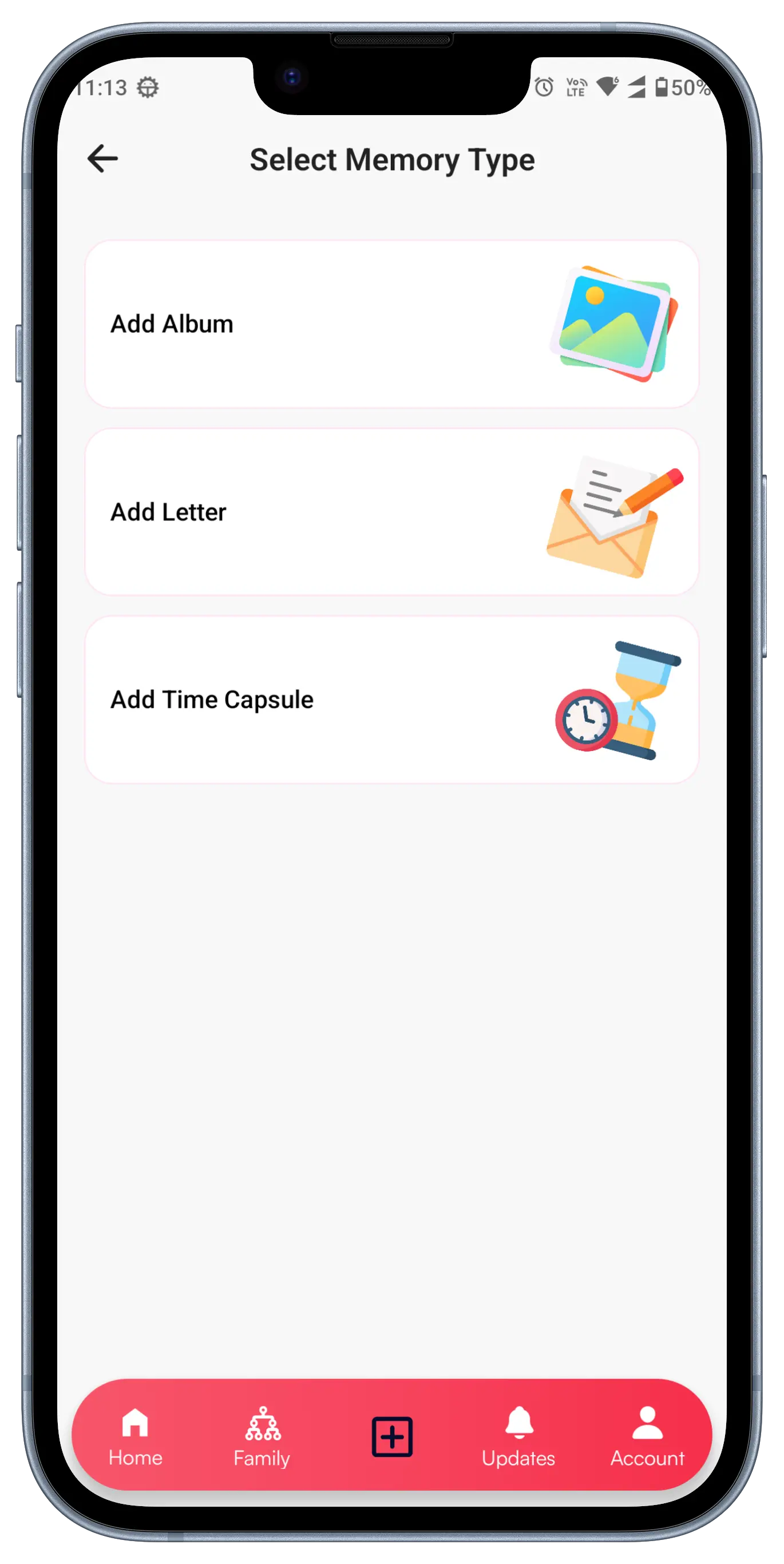 Canvas For Life app - Albums