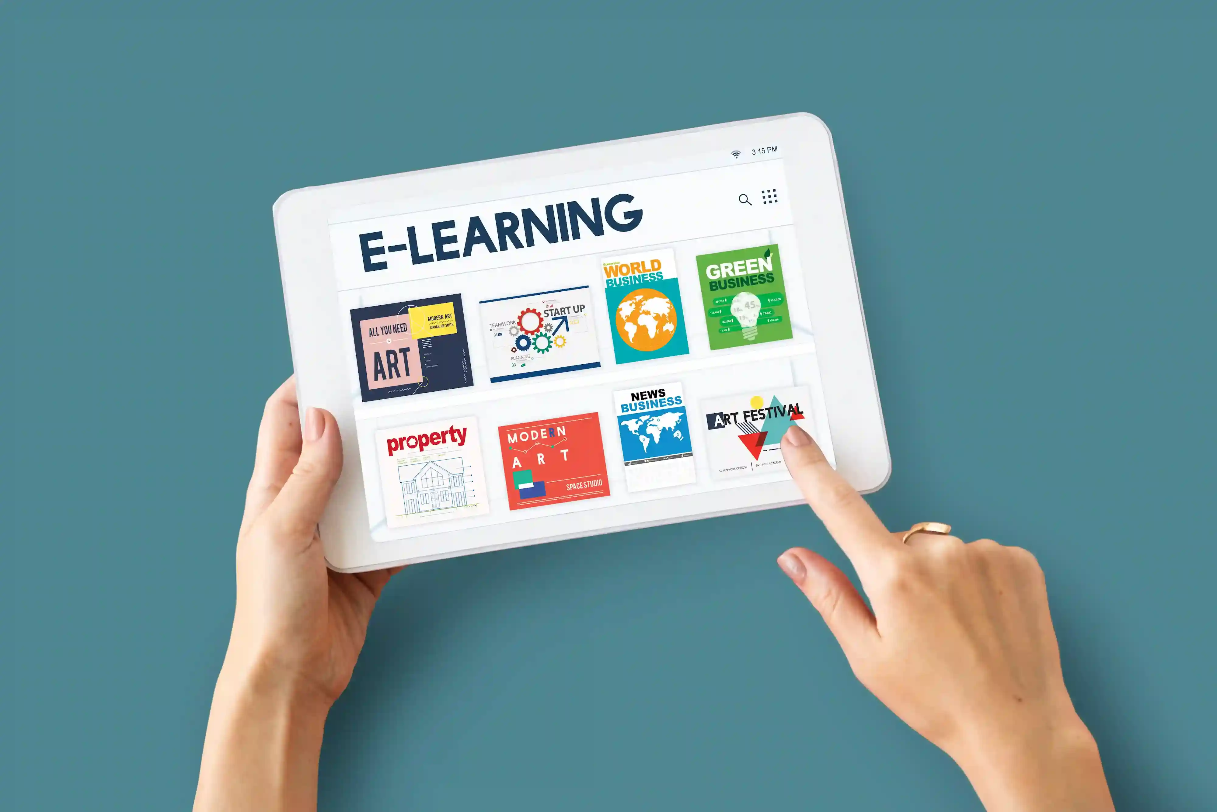 Case Study: E-Learning - Software Screen