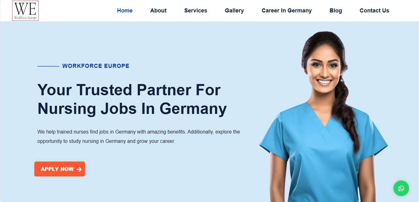 Case Study: Nursing Career - Home Screen