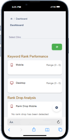 Case Study: SEO Automation - Dashboard